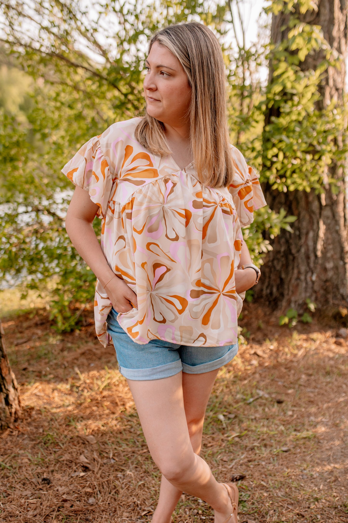 Floral Print Blouse