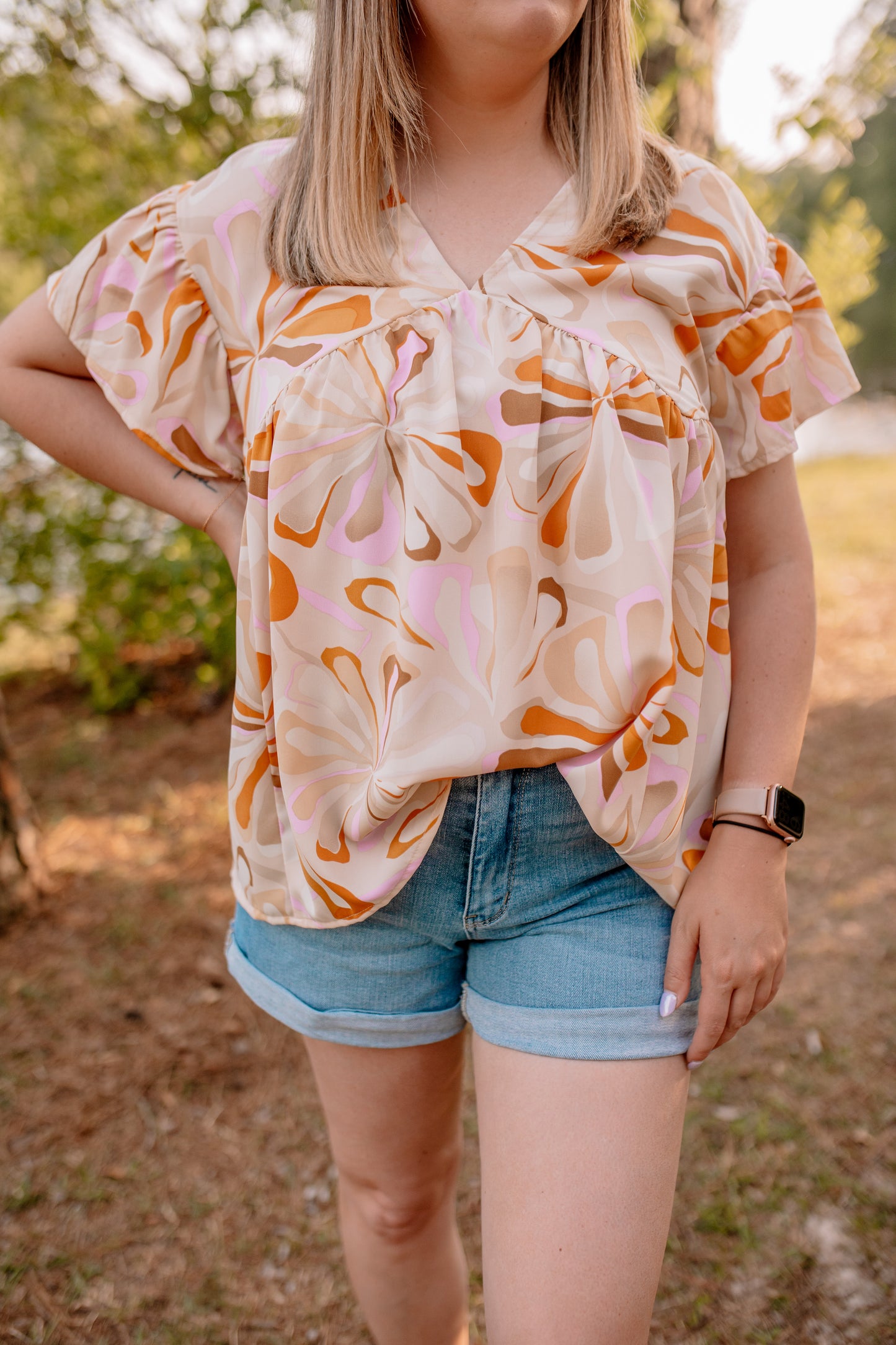 Floral Print Blouse