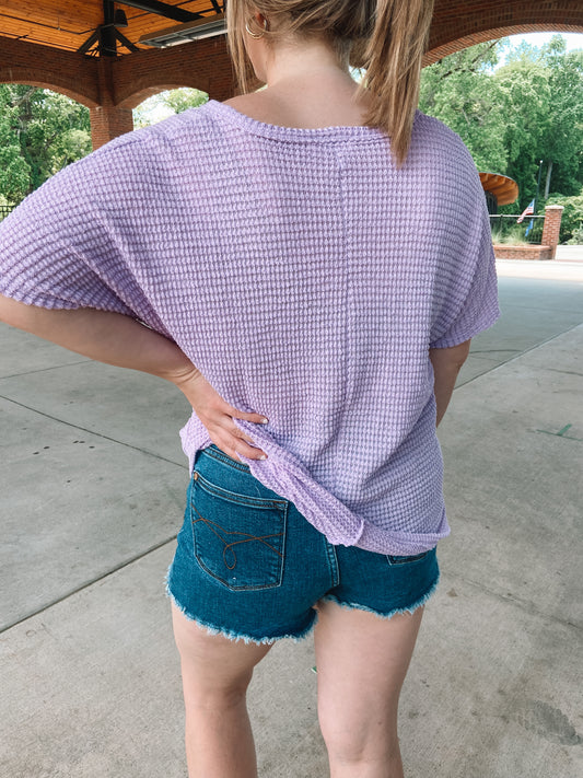 Everyday Waffle Knit - Lavender