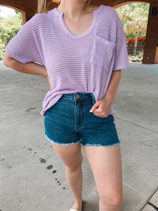 Everyday Waffle Knit - Lavender