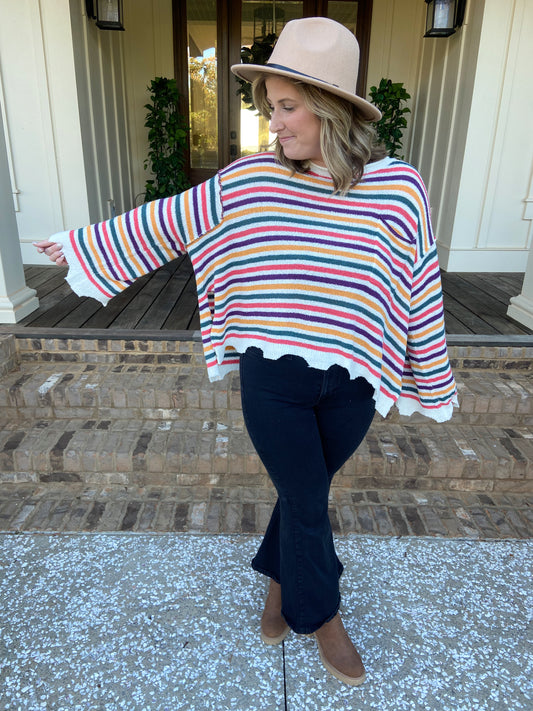 Multi Stripe Sweater