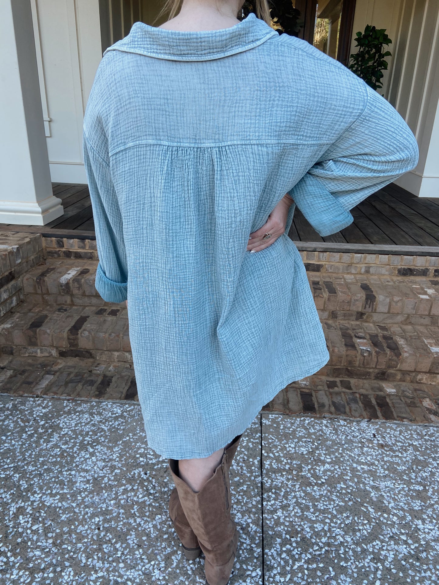 Mineral Washed Dress