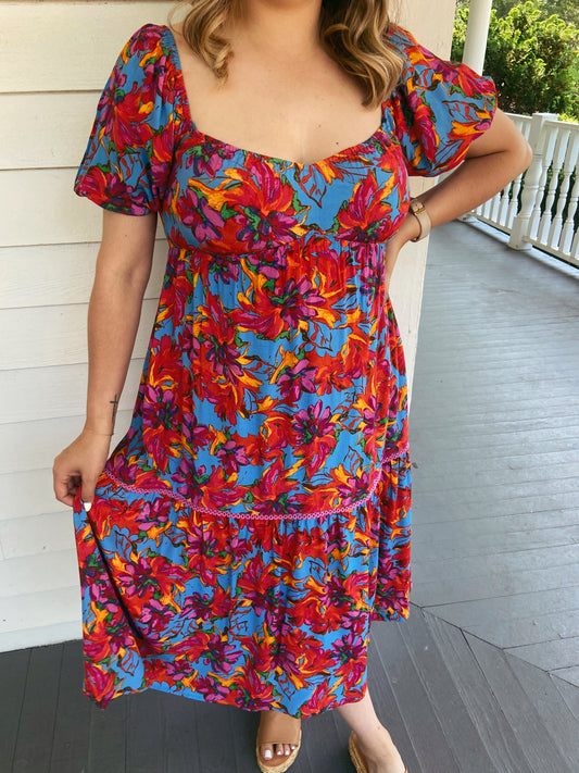 Tropics Midi Dress