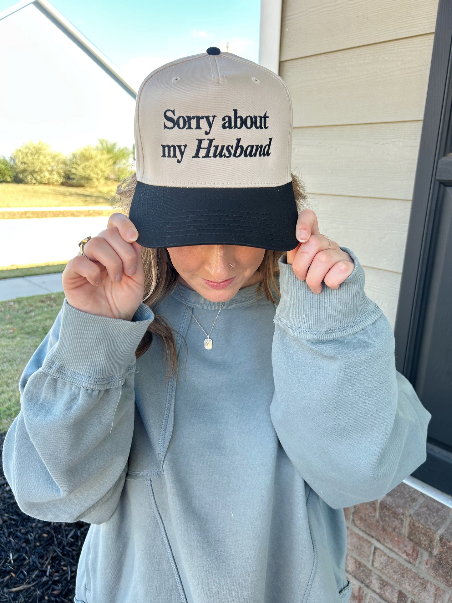 'Sorry About My Husband' Trucker Hat