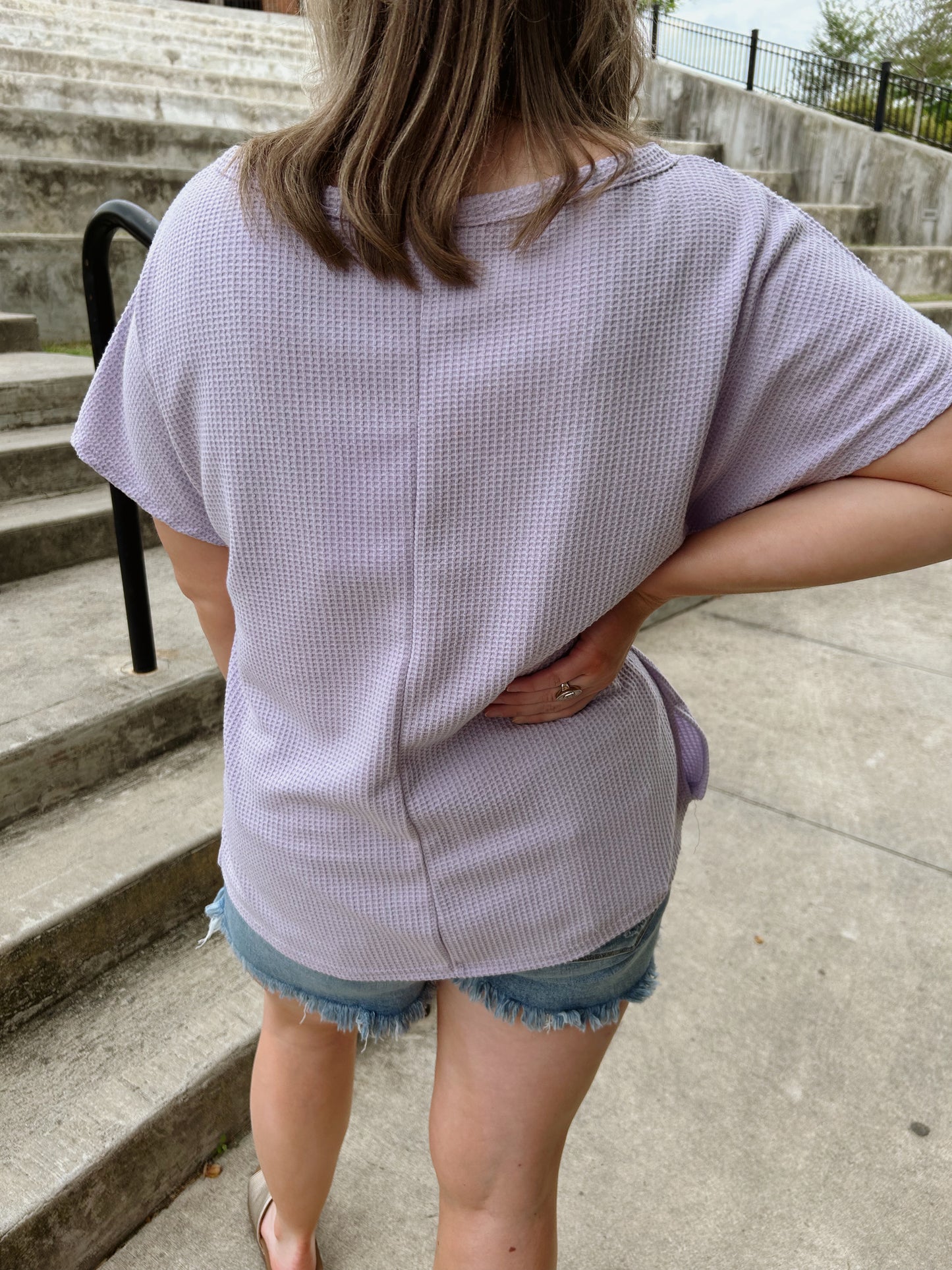 Lavender Haze Knit Top