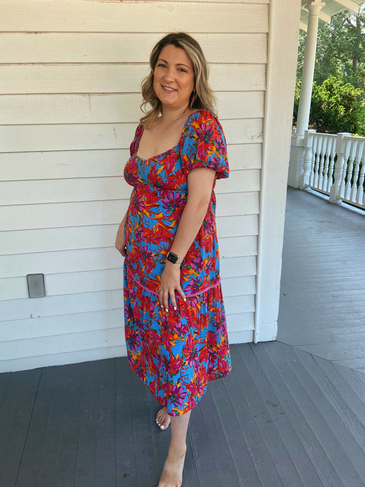 Tropics Midi Dress