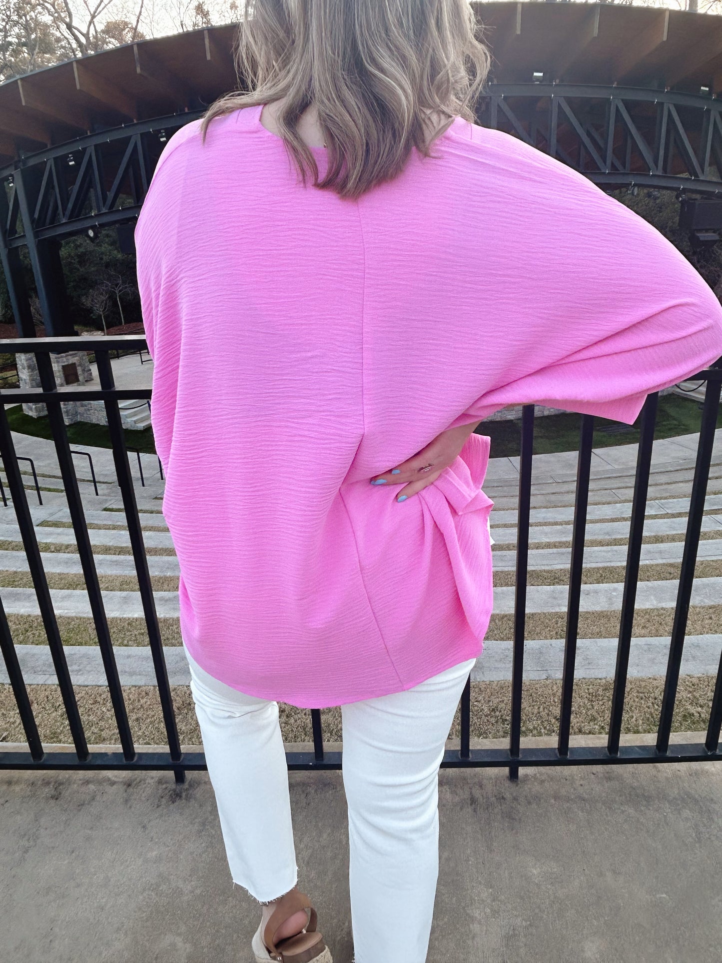 Esther Blouse - Candy Pink